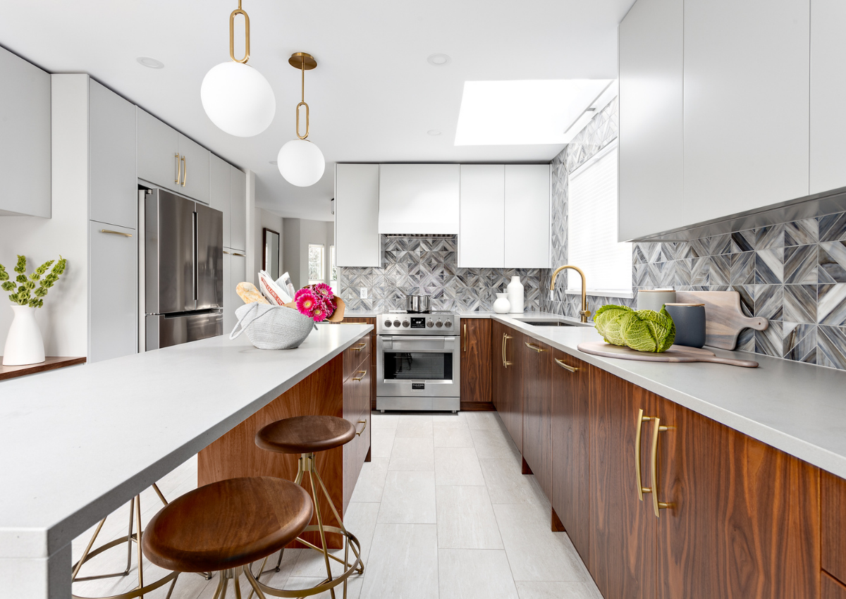 Simply-Home-Decorating-Vancouver-Renovation-Modern-Kitchen-Design-Gray-Cabinets-Walnut