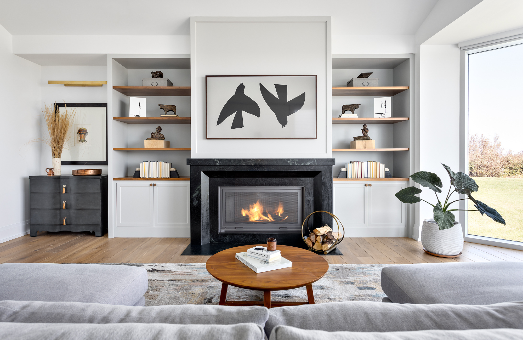 Simply Home-PEI-coffee-table-living-room-vancouver-custom-wood-modern-black-fireplace-local-artisan