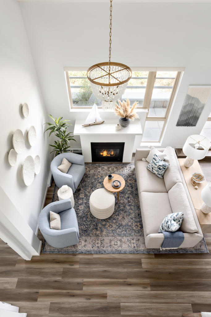 patterned-large-rug-blue-neutral-home-design-simply-home-decorating-lori-steeves-canadian-interiors