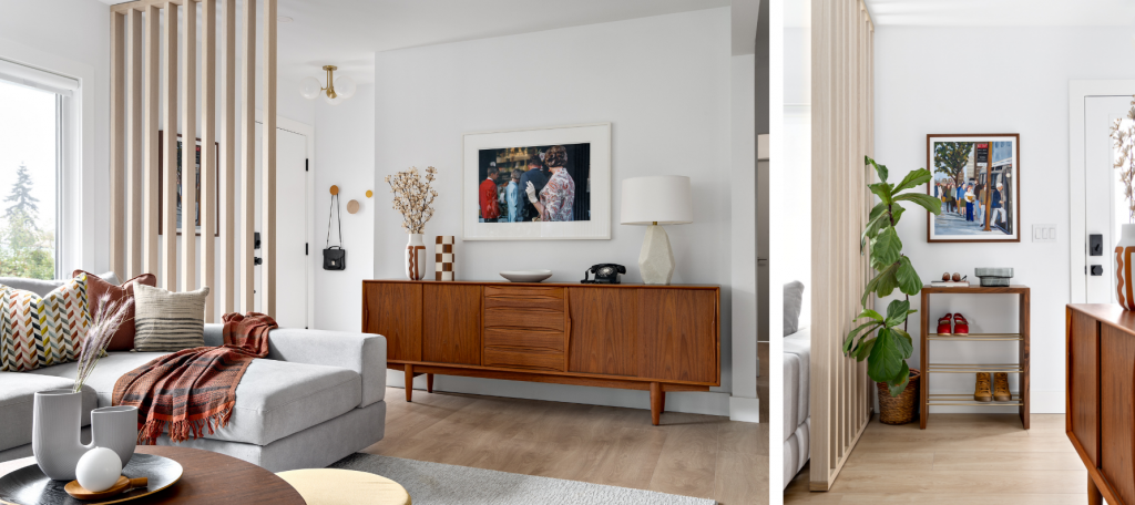 home furnishing west vancouver walnut credenza custom entryway design interior design studio simply home decorating