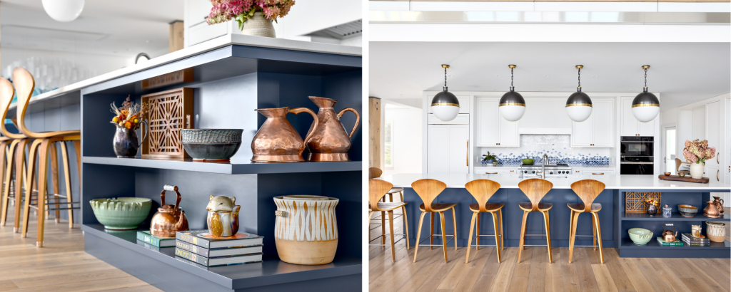 Prince edward island kitchen navy island copper vessel home decorating and design