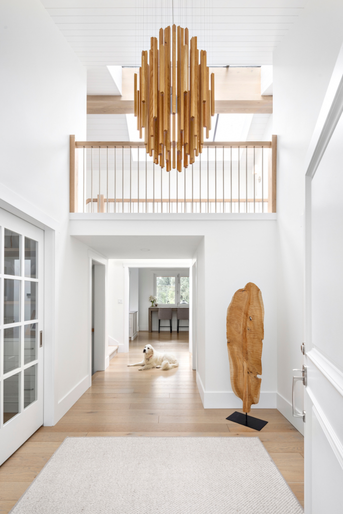 west-vancouver-interior-design-oak-floors-living-with-dogs-wood-light-fixture