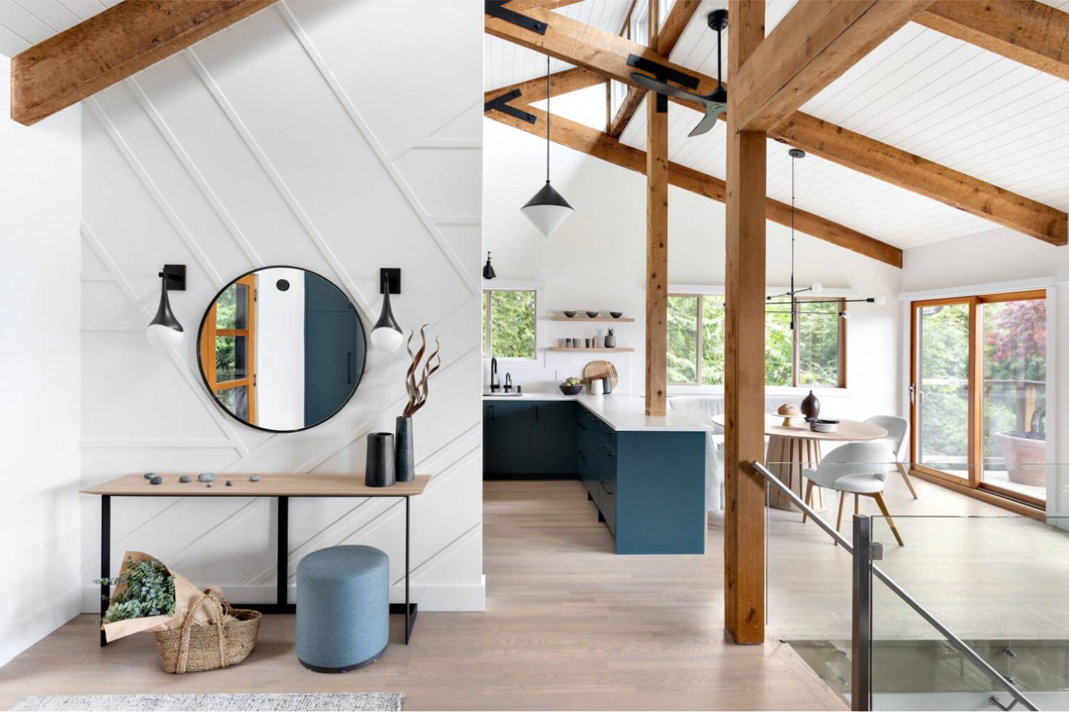 Lions Bay Post Beam Simply Home Decorating Interior Design Portfolio