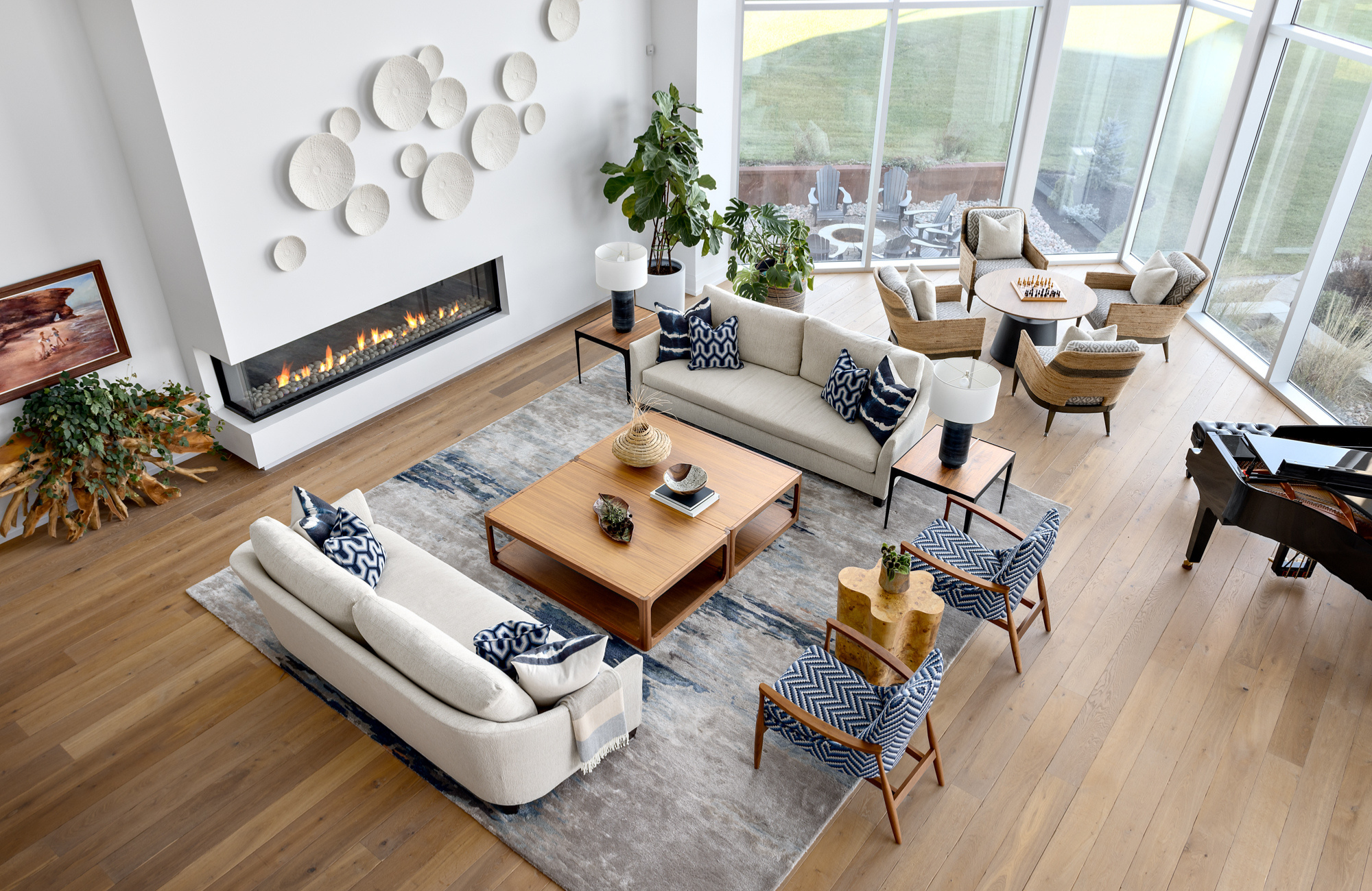 canadian-interior-designer-prince-edward-island-simply-home-decorating-large-living-area-neutral-sofas-blue-accents